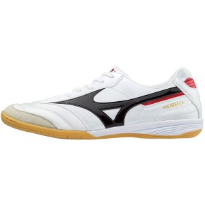 Mizuno Morelia Indoor Ποδοσφαιρικα Παπουτσια Ανδρικα - Ασπρα